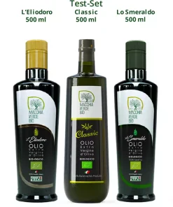 Olivolja flaskor